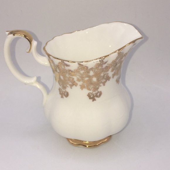 Royal Albert Golden Wedding Anniversary 50th Cream & Sugar Dish Set Bone China - Picture 5 of 13